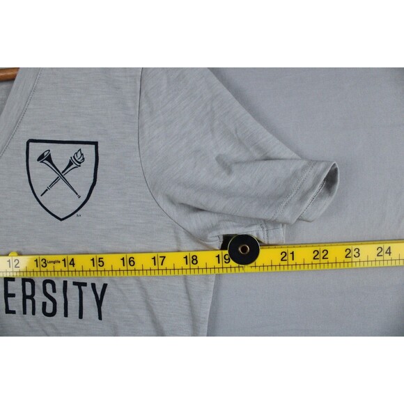 Emory University Under Armour Womens Light Gray Shirt Size S School Spirit Comfy - Picture 4 of 10